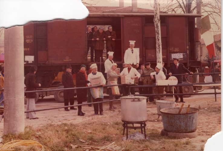 carro merci – piazza castello 1975